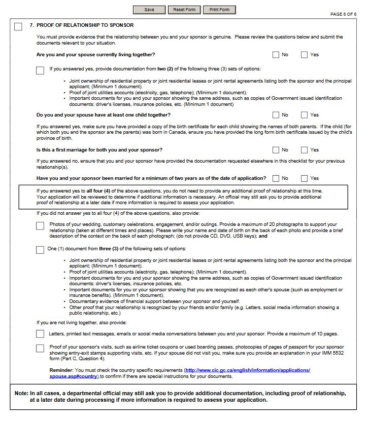 Spouse sponsorship required docs Welcome To Vancouver s Immigration Blog