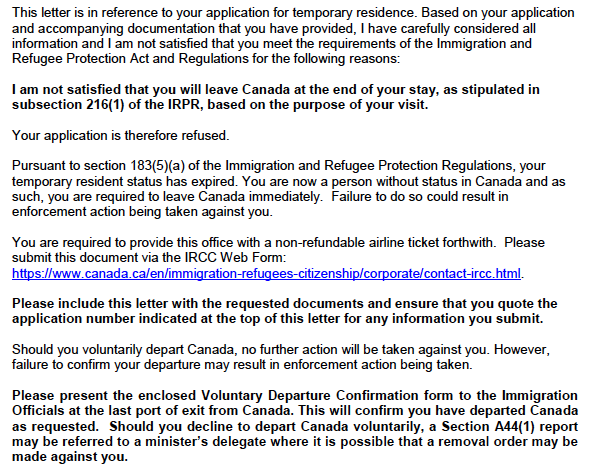 Dear IRCC: Requesting Uploaded Non-Refundable Plane Tickets for Refused  Extension Applications Is Not The Way To Go - Welcome to Vancouver's  Immigration Blog